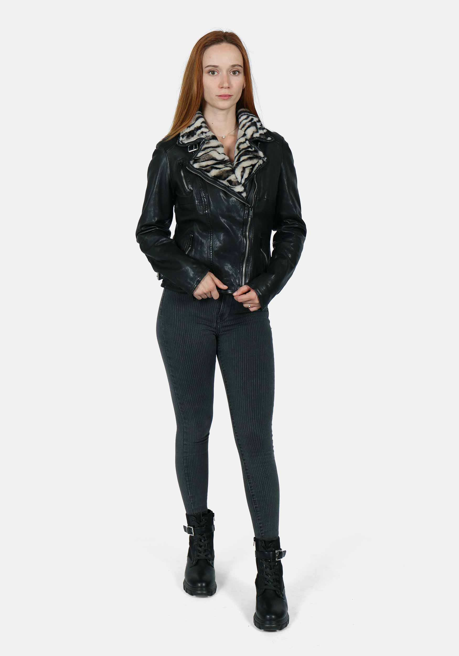 Winter Zebra-FN | Leather Jackets | Women | Freaky Nation