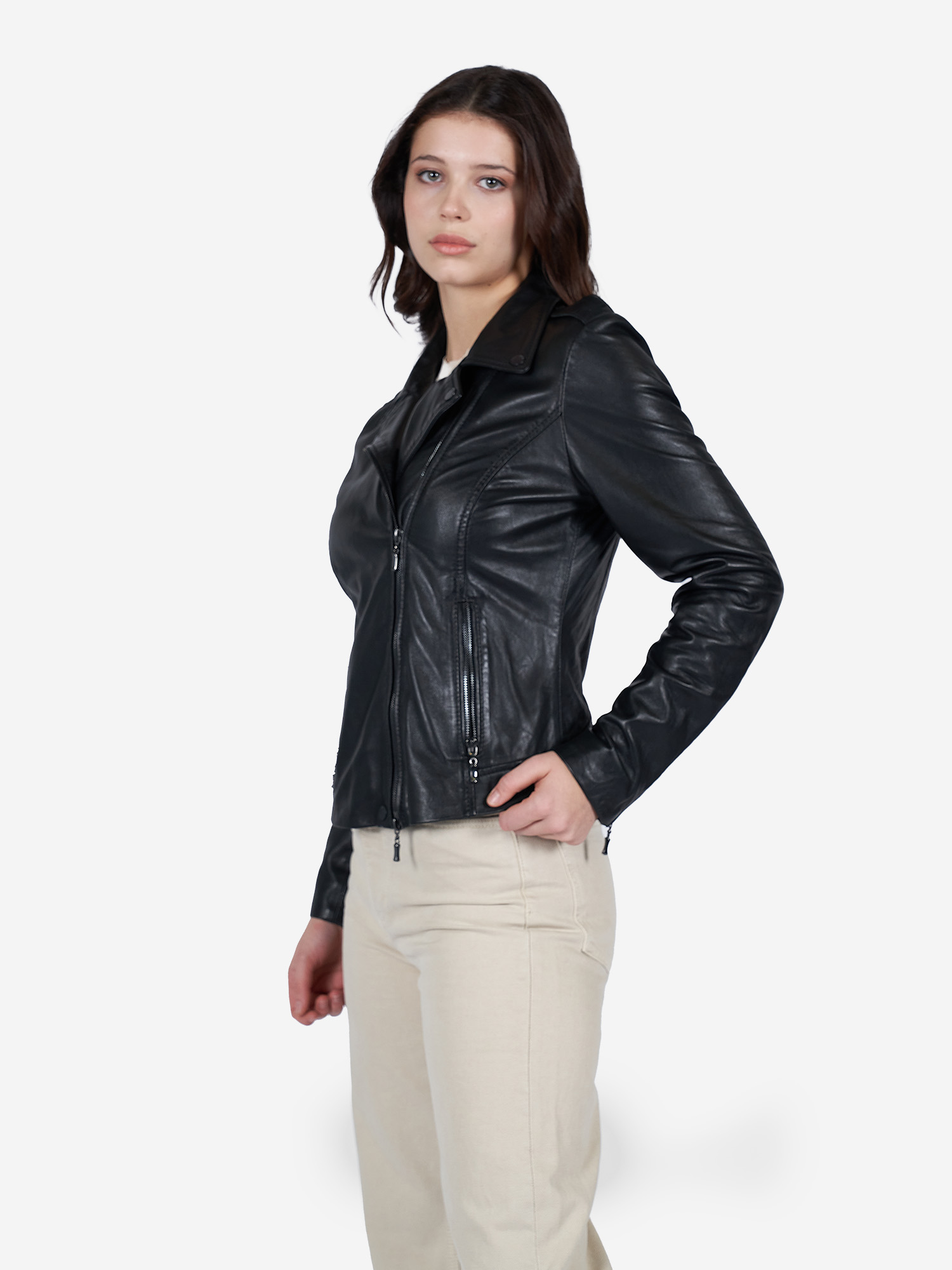 | Eliza-FN | Women Leather Nation Freaky Jackets |